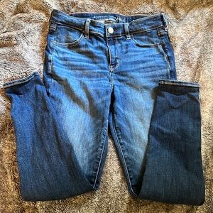 American Eagle size 10 high-rise jegging